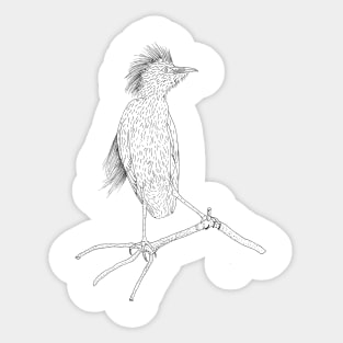 Western Cattle Egret Bird Sticker